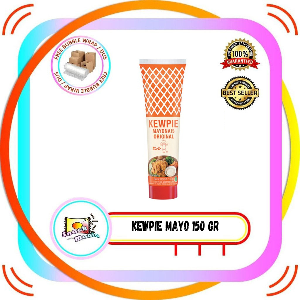 

Kewpie Mayonaise Original Tube 150 gr Mayo Mayonnaise Mayones