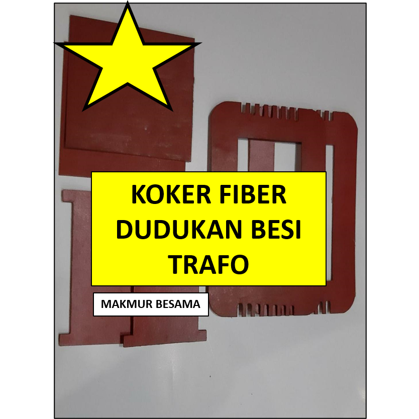 Koker Trafo A bahan Fiber Merah - Bahan Membuat Trafo