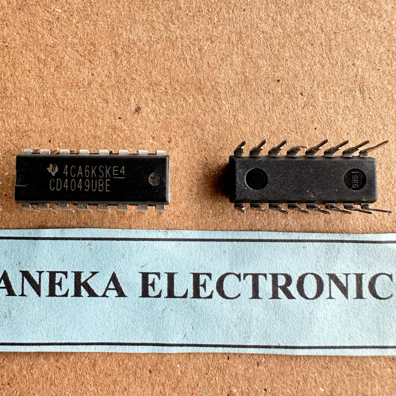 IC CD4049 CD 4049 ORI TEXAS CD4049UBE