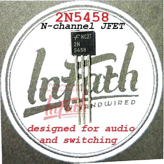 Original 2N5457 2N5458 2N5484 2N5485 2N5952 2N5460 2N3819 InFath - Transistor TO-92 N-Channel AF RF 