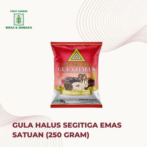 

Gula halus SEGI TIGA EMAS satuan (250 gram)