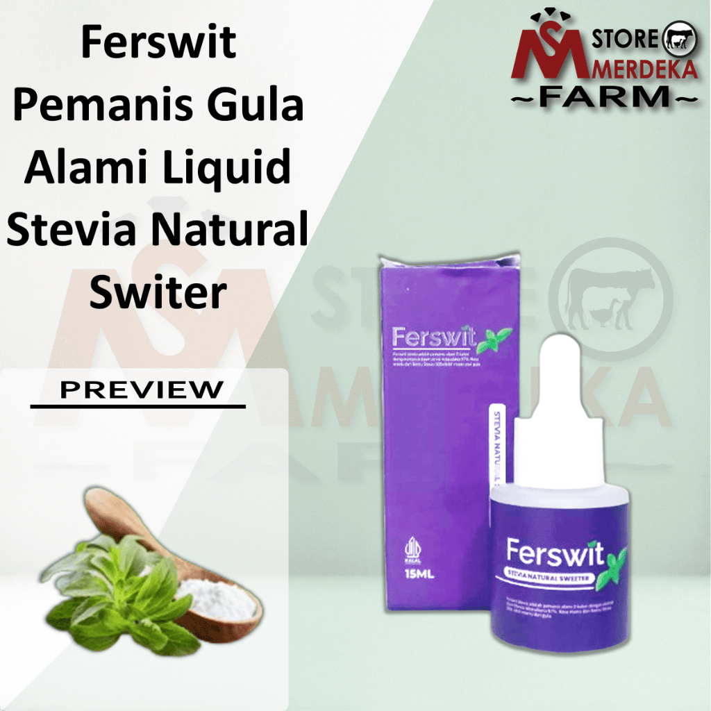 

Ferswit Pemanis Gula Alami Liquid Stevia Natural Switer