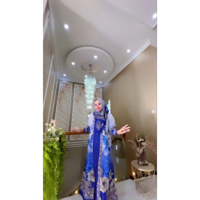 Set Hijab// Gamis Abaya by Zulfa dress.