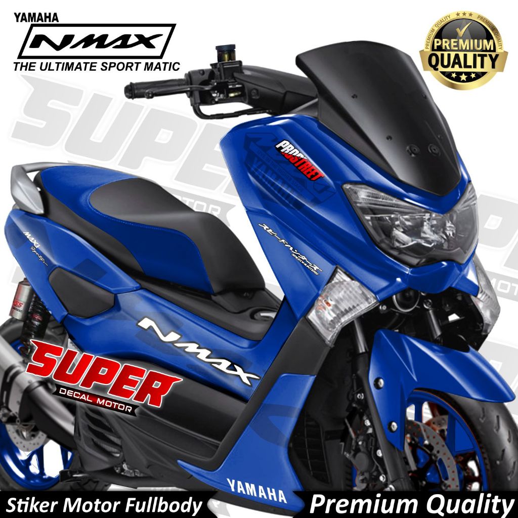 Stiker Decal Motor Yamaha Nmax Old 2019 Full Body Variasi Polos