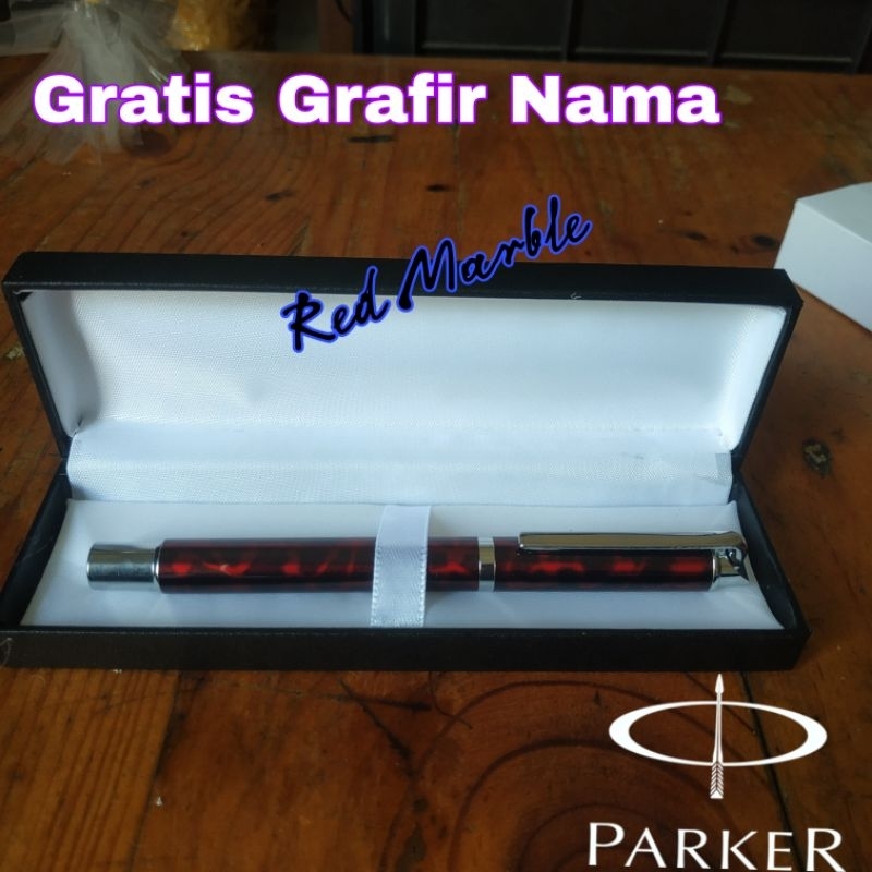 

pulpen ballpoint rollerball mewah parker exclusive gratis grafir nama