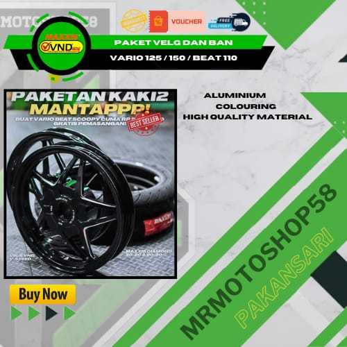 VELG VND AK55 V2 V1 VELG VND V SPEED VARIO BEAT VELG VND AK55 RING 14
