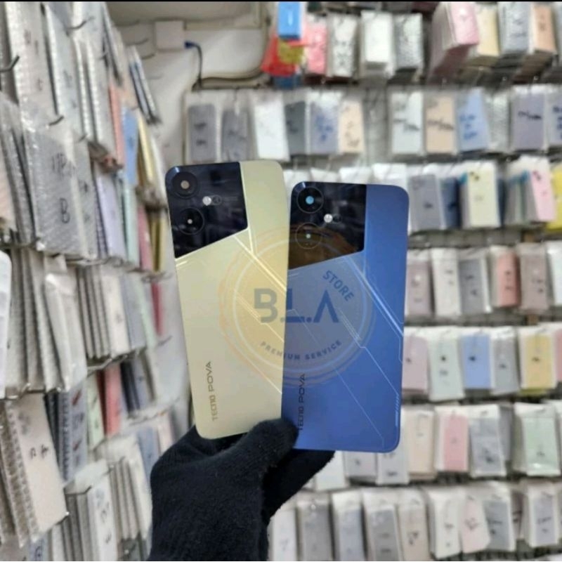 Backdoor Backcover Tutup Belakang Back Casing Tecno Pova Neo 3 Lh6n