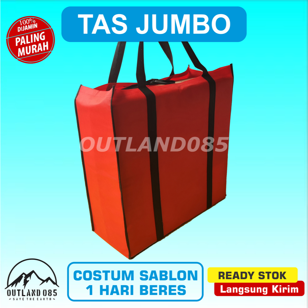 Tas jumbo belanja laundri laundry kantong kain spunbond kresek