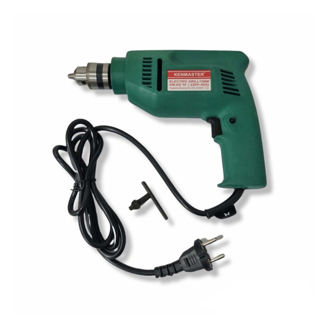Mesin Bor Listrik / Kenmaster Bor Tangan Electric Drill 10 mm
