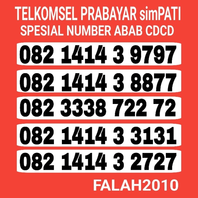 NOMOR CANTIK SIMPATI TELKOMSEL ABAB 5757 KARTU PERDANA NOMOR SIMPATI TELKOMSEL ABAB 5757 MURAH