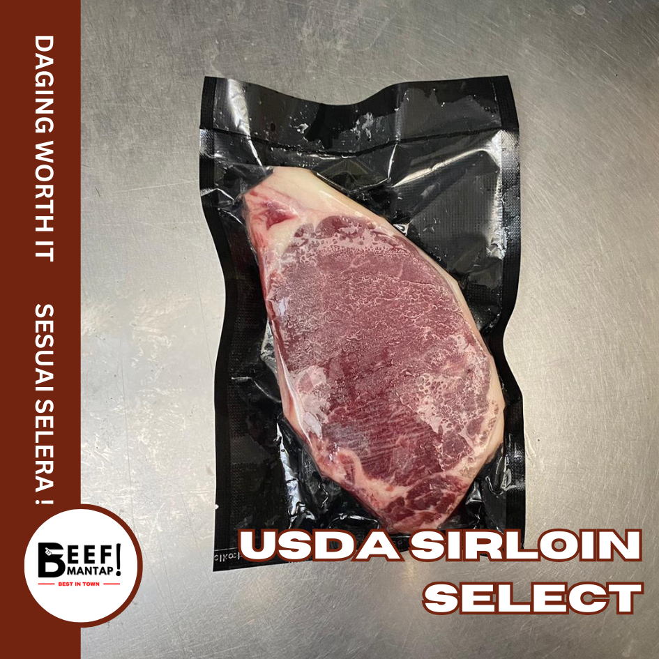 

Daging Steak RTC USDA Sirloin Select Steak (2-3.cm)