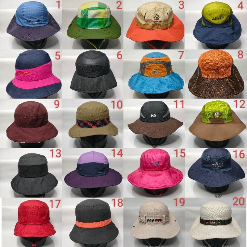 topi rimba gunung outdoor original preloved junglehat