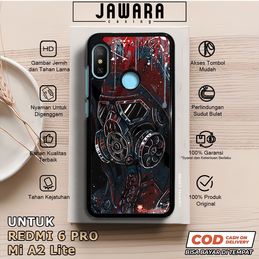 Case Redmi 6 Pro Mi A2 Lite Casing Redmi 6 Pro Mi A2 Lite [SPRY] Premium Case Glossy Case Hp Xiaomi 