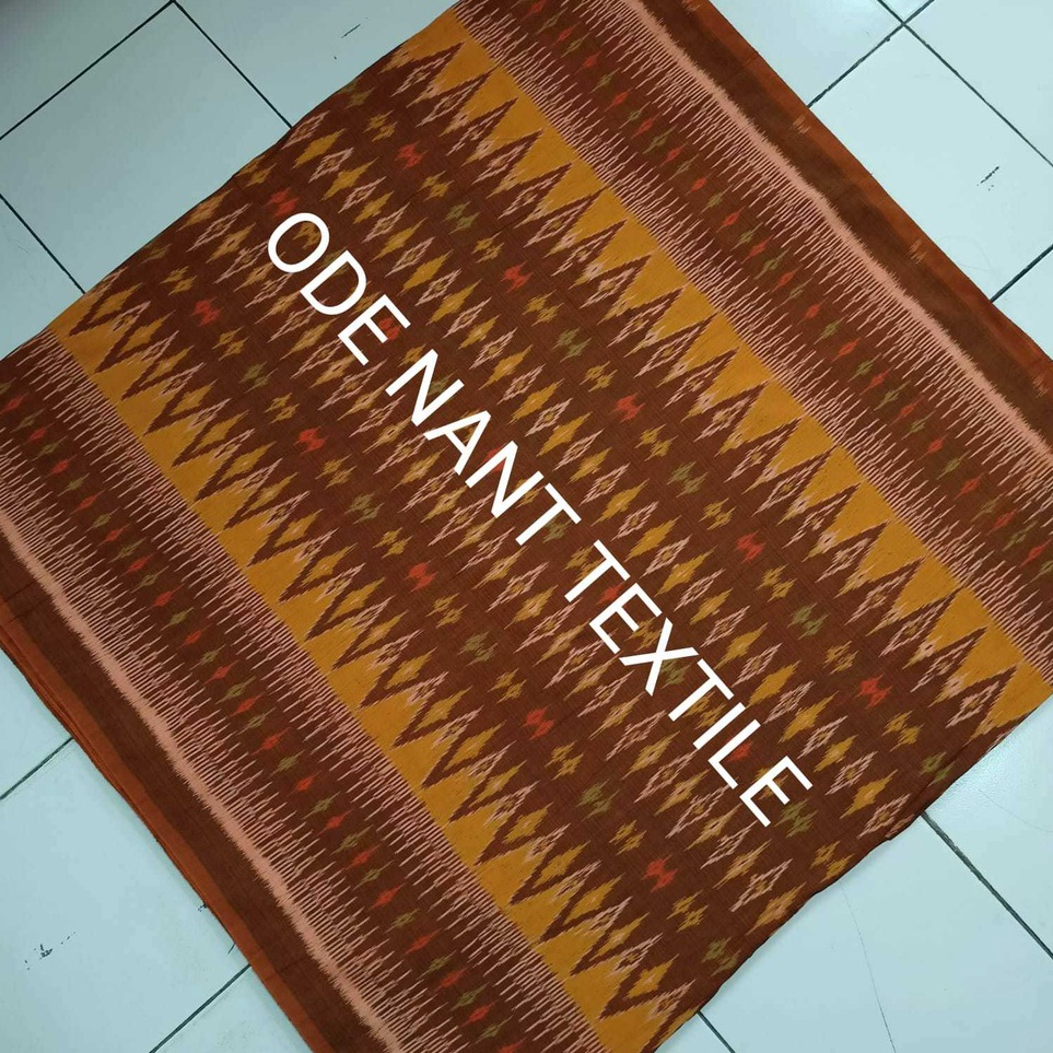 KODE T85Q KAIN ENDEK TENUN BALI MOTIF CEPUK BALI  ENDEK TENUN HANDMADE  ENDEK BALI METERAN MOTIF CEP