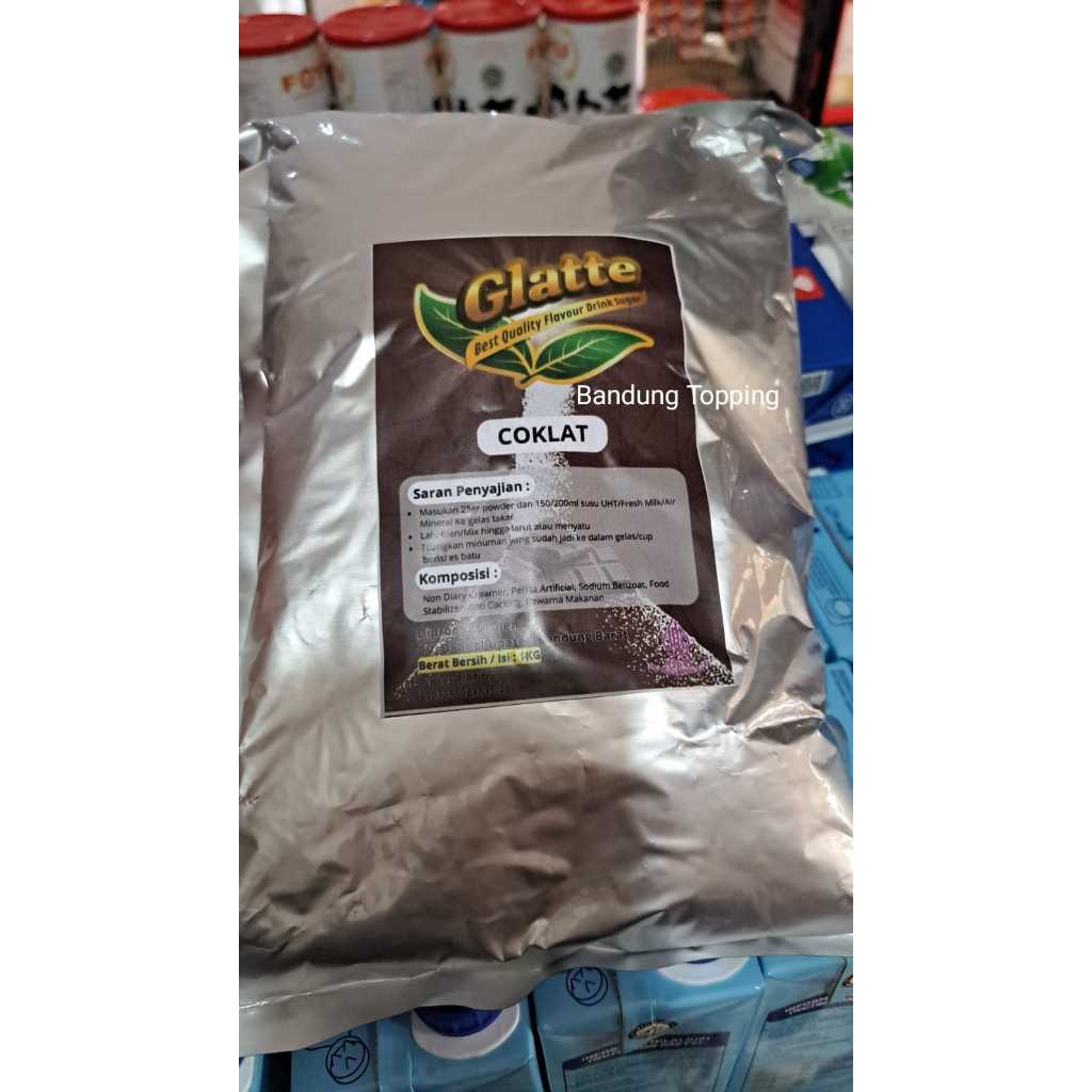 

Glatte Coklat Bubuk Minuman / Powder Sugar Glatte Coklat (Tanpa Gula)