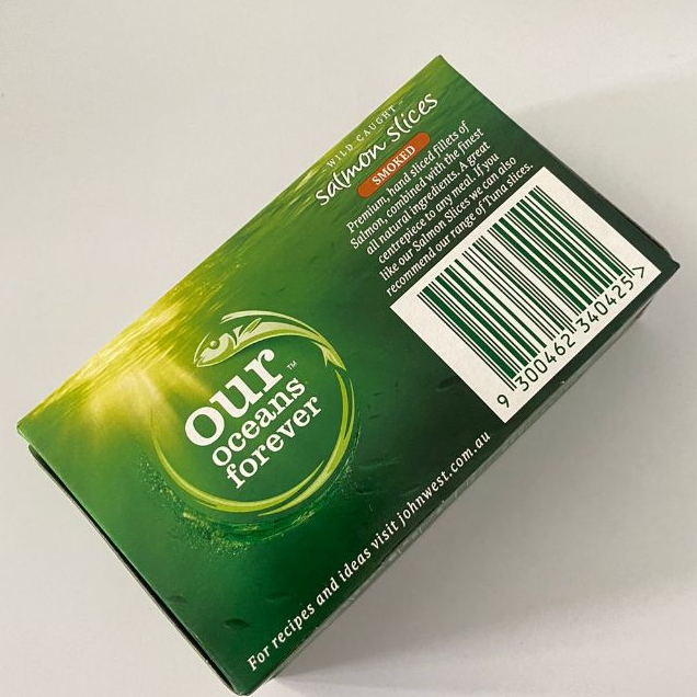 

QH John West Salmon Slices Smoked 125g