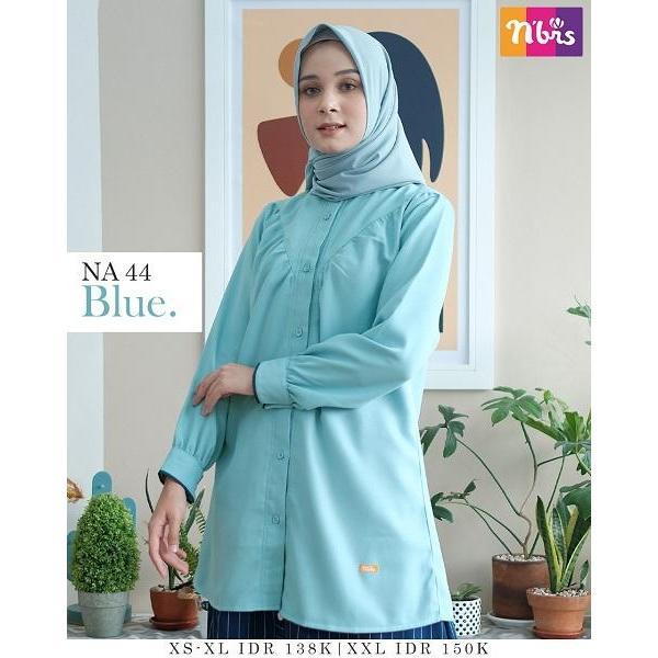 ATASAN/TUNIK NA 044 BLUE BY NIBRAS
