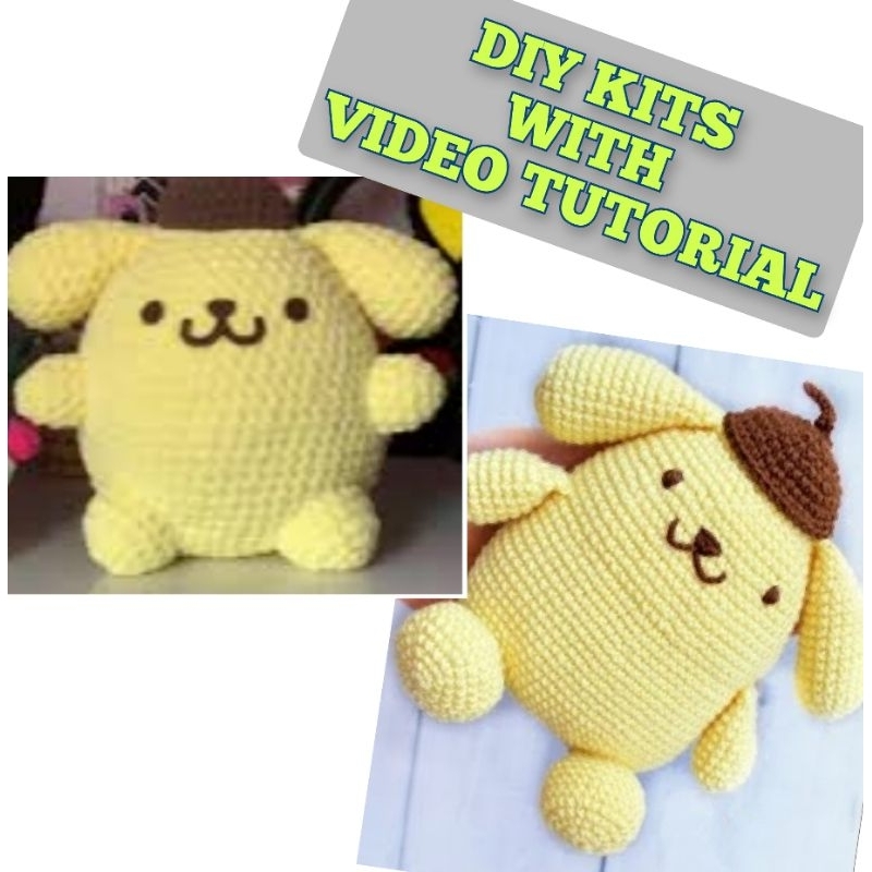(CROCHET KIT) DIY PAKET MERAJUT AMIGURUMI BONEKA KARTUN