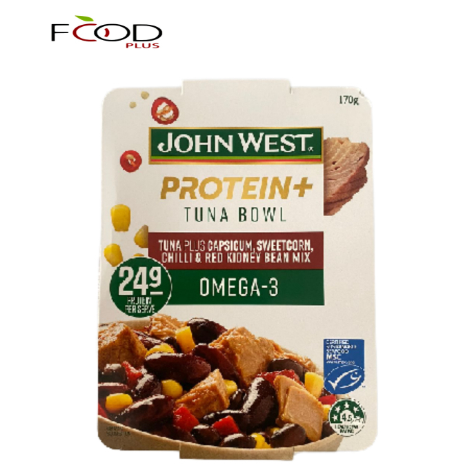 

John West Tuna Bowls with Capsicum, Sweetcorn, Chilli & Red Kidney Bean Mix 170g