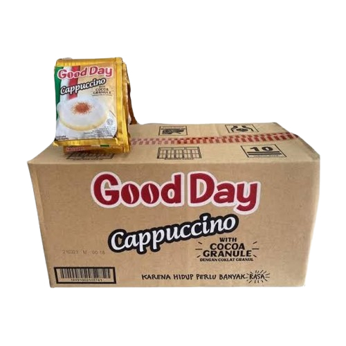 

GOOD DAY CAPPUCCINO WITH COCOA GRANULE 120x25gr (1KARTON)