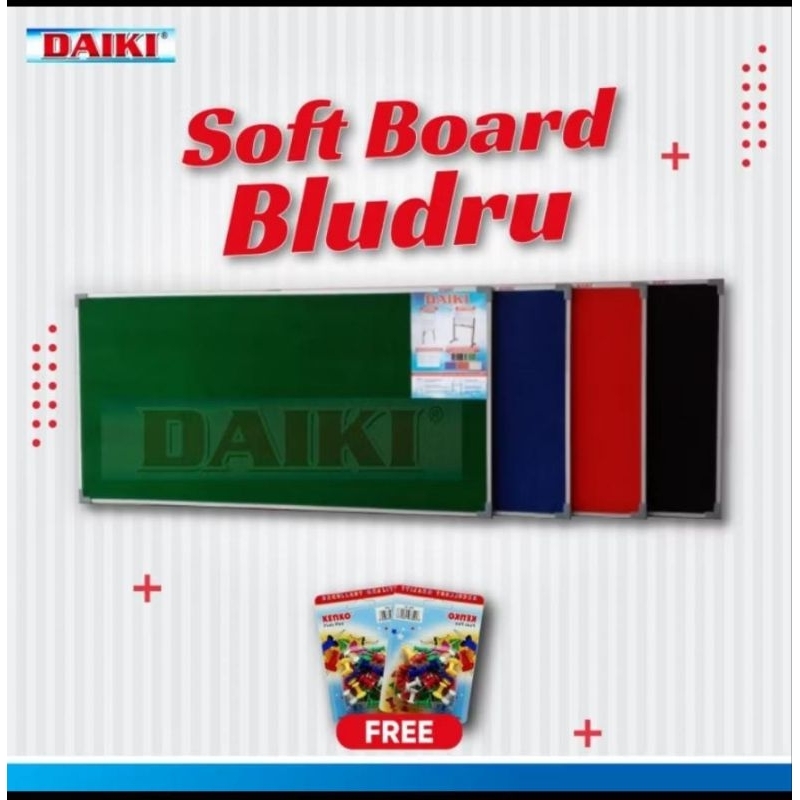 

soft board/papan Mading bludru 60×120cm
