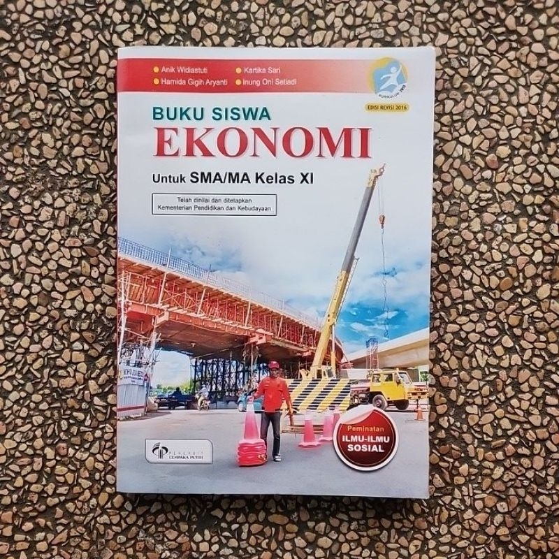 Buku Siswa Ekonomi sma Kelas 11 Revisi Kurikukum 13 Cempaka Putih Original new