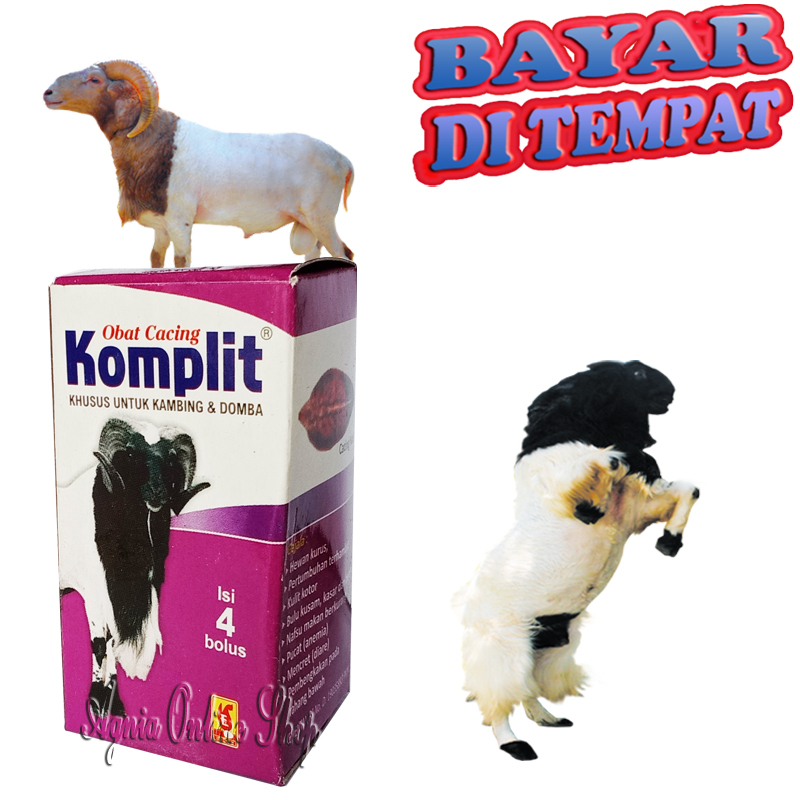 Obat Cacing Domba Kambing KOMPLIT Sakit Cacingan Penghilang Larva Hewan Ternak