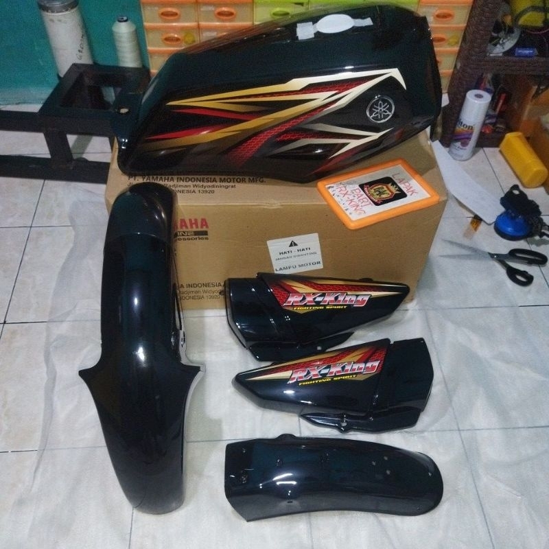 body set rx king hitam 2005 original