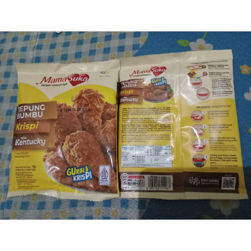 

tepung bumbu krispi ala kentucky 70gram mamasuka