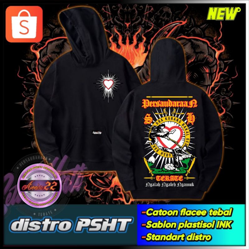 JAKET HODIE PSHT LAWASAN'ANT HATI BERSINAR SIMPEL