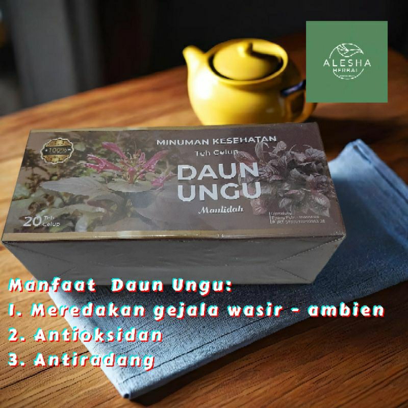 

Teh Herbal Daun Ungu - Minuman Kesehatan - Ambien / Wasir