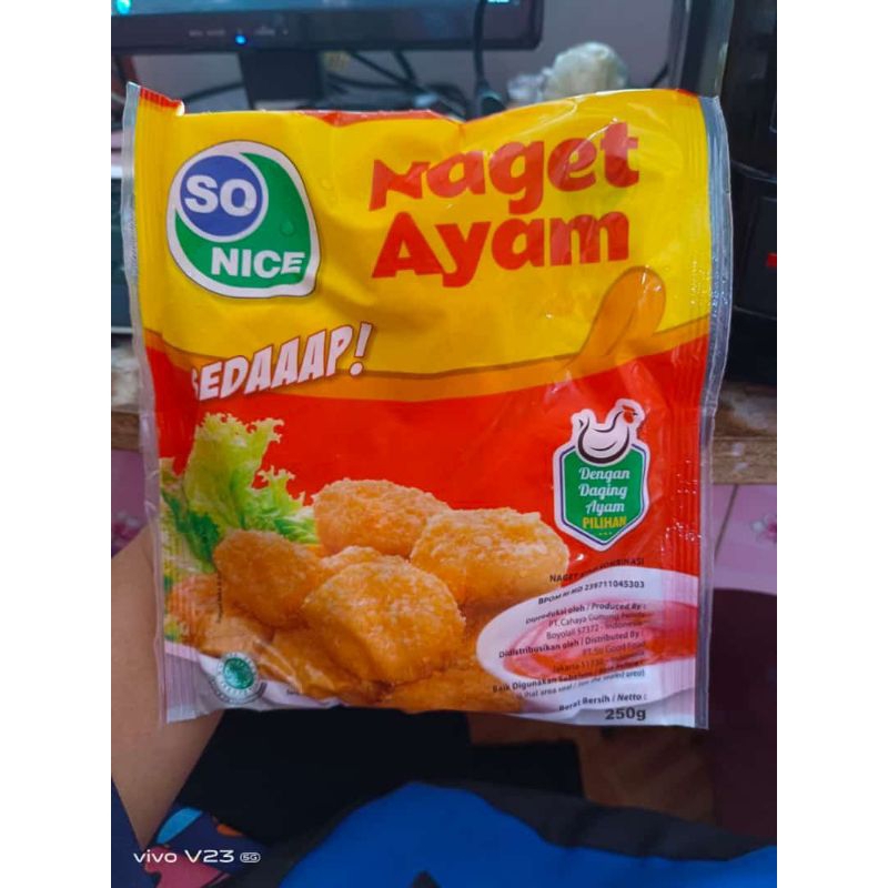 

sonice naget 250gr frozen food bisa cod sekitar jabodetabek