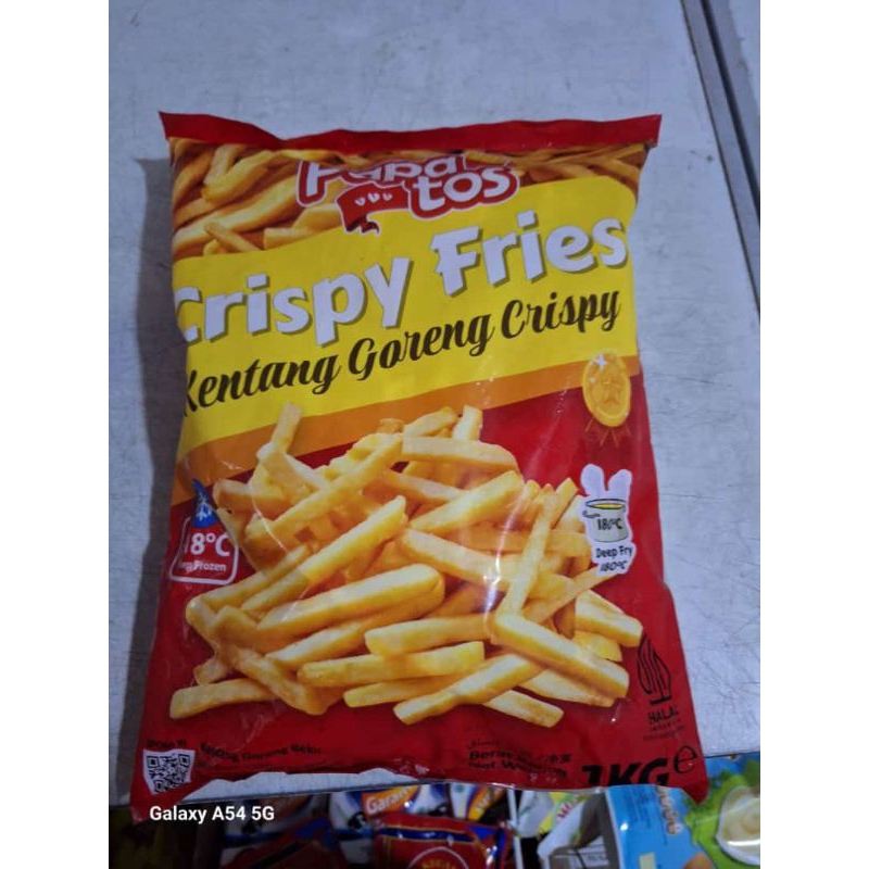 french fries kentang goreng kemasan frozen food 1kg