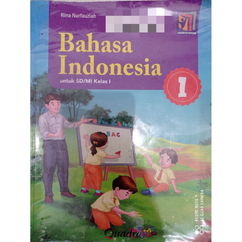 

BUKU BAHASA INDONESIA KELAS 1 SD PENERBIT QUADRA KURIKULUM MERDEKA