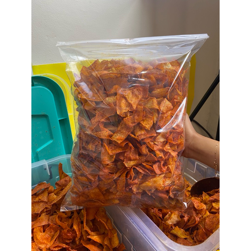 

KRIPSET KRIPIK SINGKONG PEDES ASIN GURIH NAGIH KEMASAN 1KG
