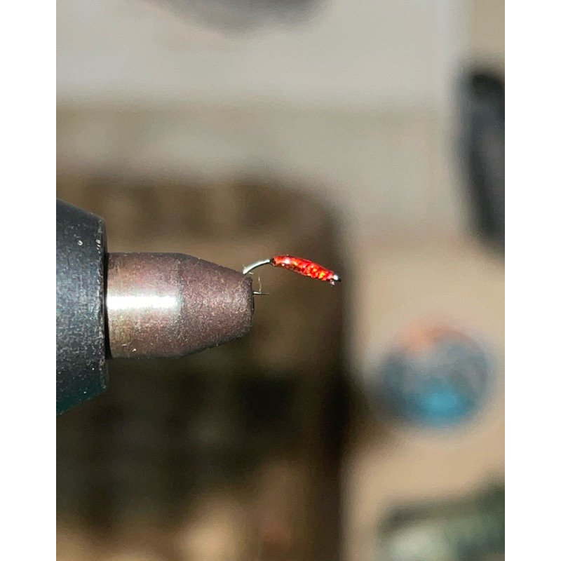 FLIES CACING DARAH / UMPAN FLY FISHING