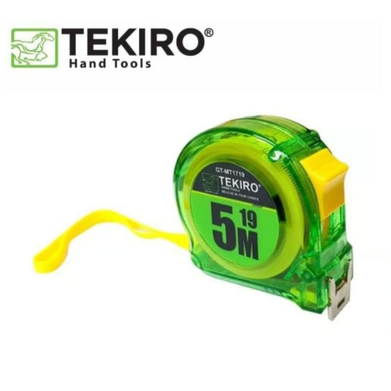 TEKIRO Meteran 5 M transparan/meteran 5 meter tekiro