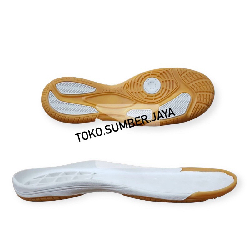 Outsole Alas Sepatu Olahraga Futsal,Badminton - Sole alas sepatu Olahraga Bahan karet Size 39-44
