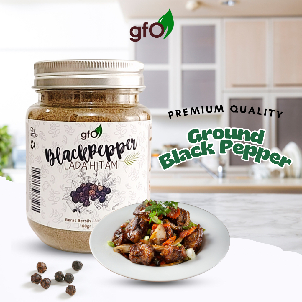 

Lada Hitam Bubuk / Blackpepper Powder GFO
