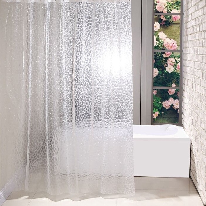 FG2 HiH 3D Tirai Mandi Tirai kamar mandi 3D uk18x18cm Premium