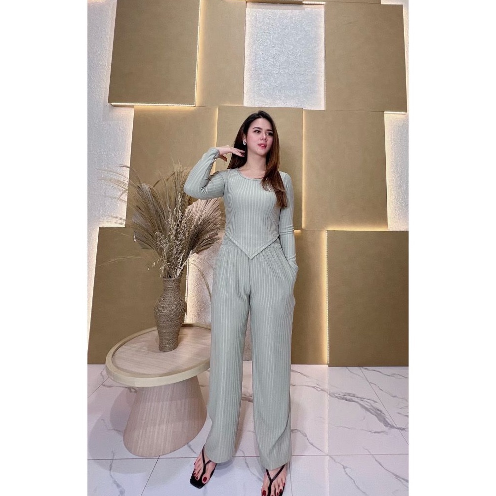 KODE Y34J HANNA SET  ONE SET KNIT PREMIUM  ONE SET KNIT KOREA  ONE SET LANCIP KNIT