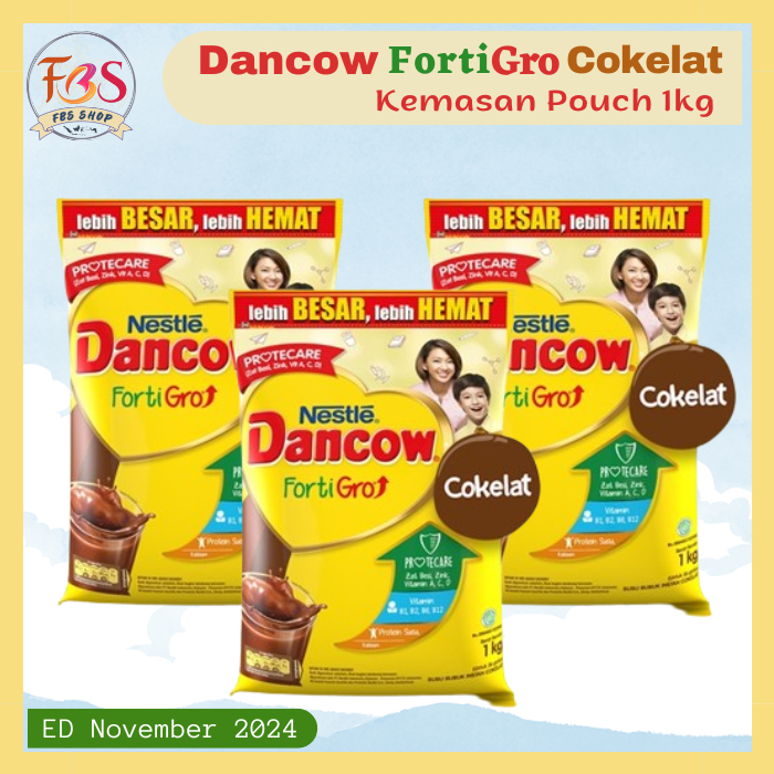 

Dancow Fortigro Susu Bubuk Susu Anak Coklat Pouch 1kg