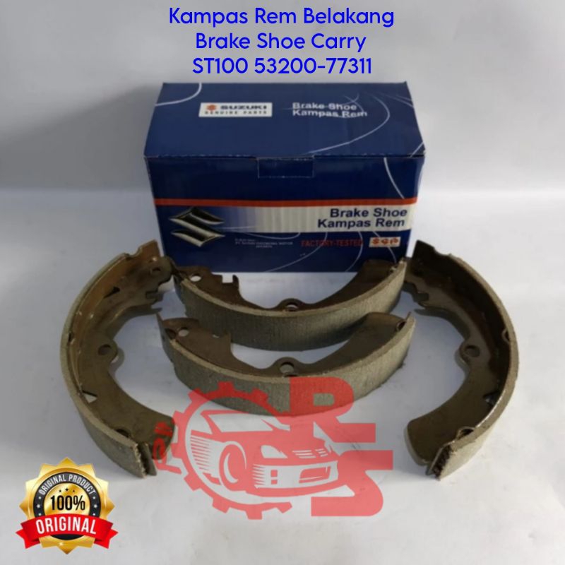 Kampas Rem Belakang Brake Shoe Carry ST100