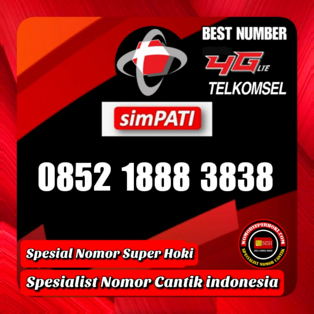 NOMOR CANTIK KARTU PERDANA TELKOMSEL SIMPATI _3838