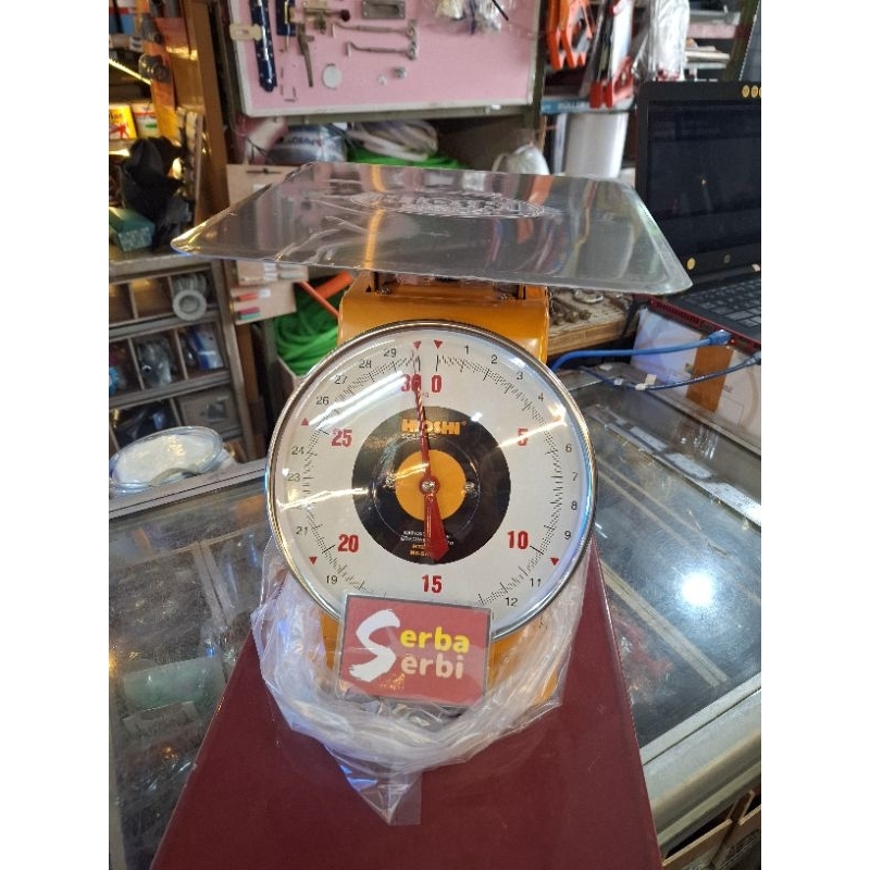 (30KG TIMBANGAN DATAR) Timbangan rata serbaguna Scale piring stainless stell