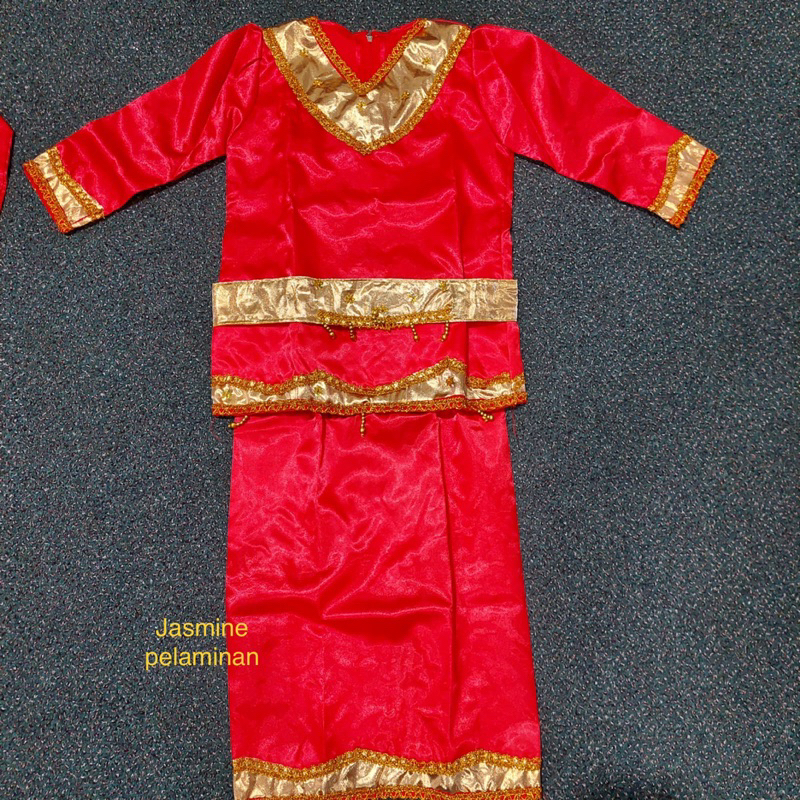 Karnaval anak perempuan Baju Adat Minang Anak Perempuan Karnaval Bahan Saten perempuan / Baju adat m