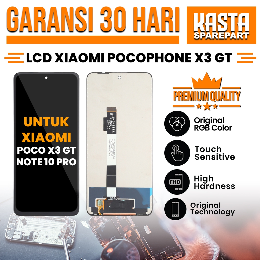 【LCD ORIGINAL】LCD FULLSET XIAOMI POCO X3 GT / REDMI NOTE 10 PRO LCD TOUCHSCREEN KUALITAS ORI 100%