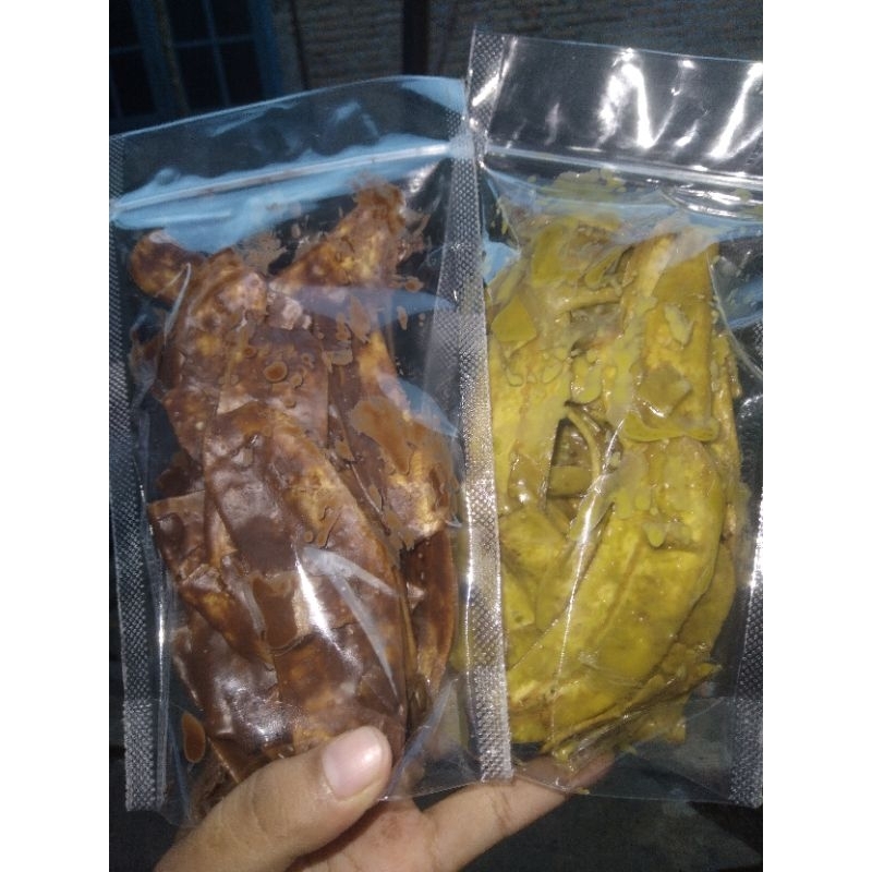 

kripek pisang coklat