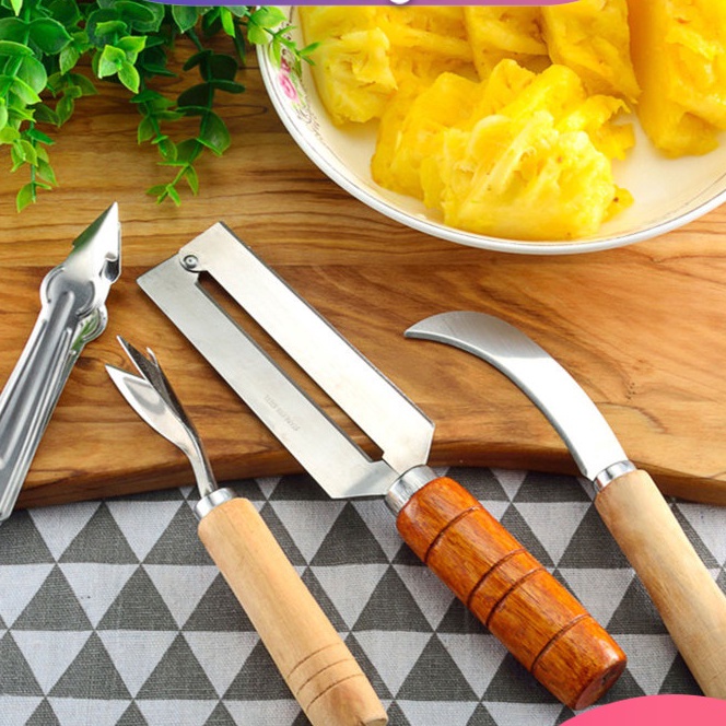 Beli Pisau Pengupas Mata Nenas SetAlat Pengupas Biji NenasSet Pisau Nanas