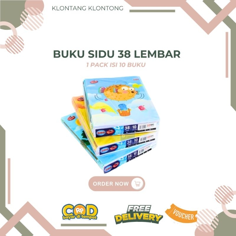 

Buku Tulis SiDU isi 38 Lembar (1 Pack)